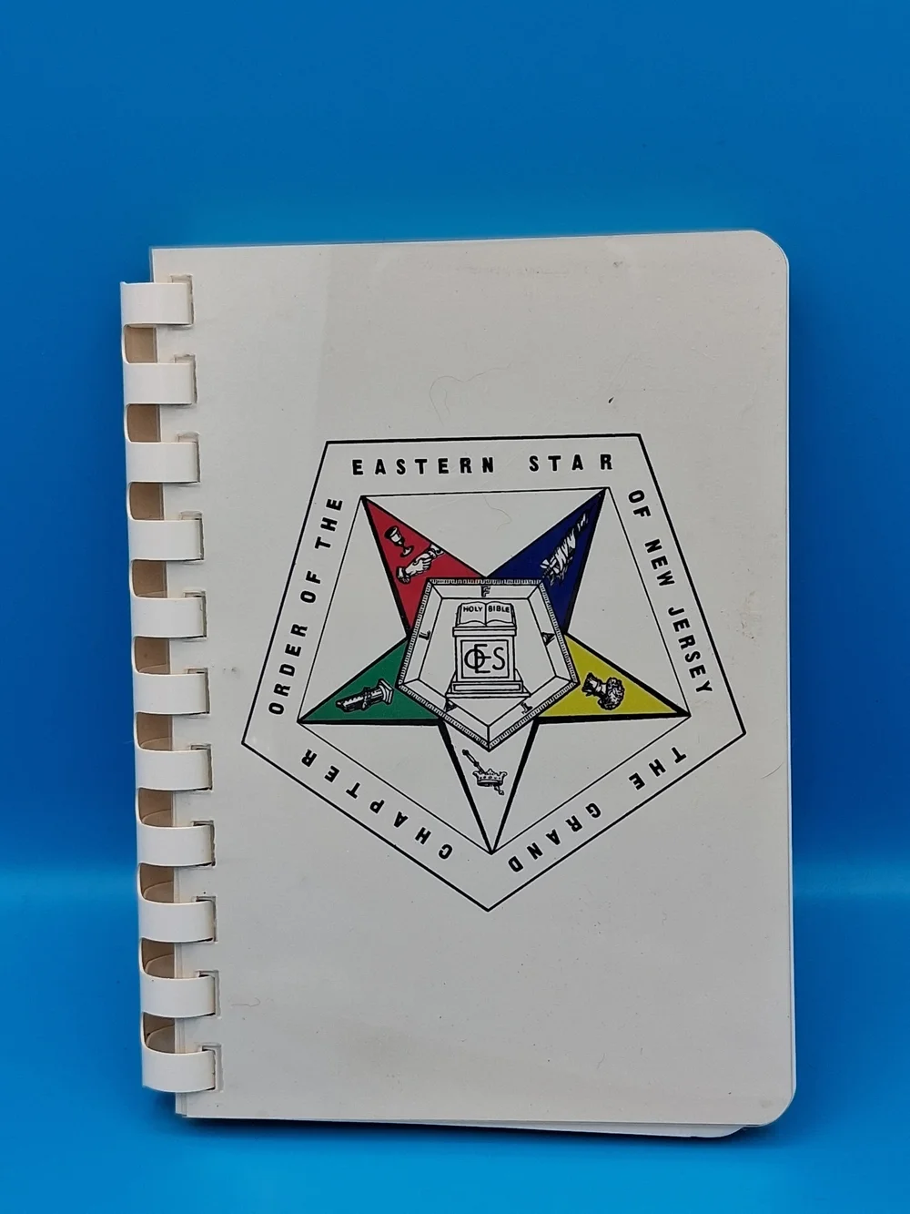 vintage spiral Bound book published  The Grand Chapter Order of the Eastern Star